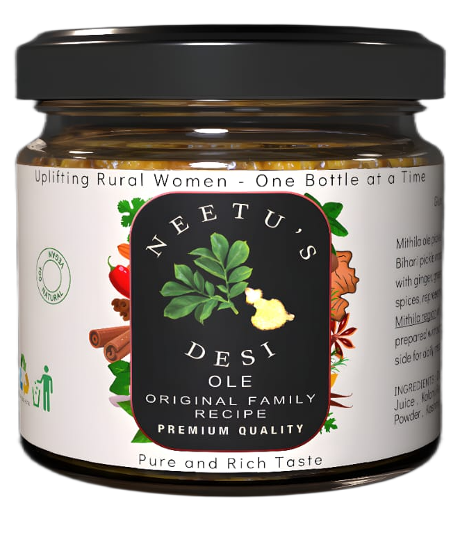 Ole ginger garlic chilli mixed achar